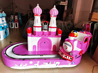 Machine de jeux électroniques avec pièces de monnaie, pour enfants, château, cavalier, train, vente en gros,