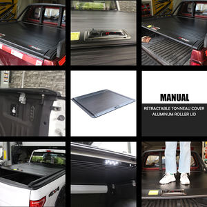Cubiertas de Caja de Camioneta Manuales de Acero Inoxidable YTPIONEER para <span class=keywords><strong>Ford</strong></span> F150 Raptor 2009-2022, Cubierta Retráctil Rígida de Aluminio para Plataforma de Camioneta - Product Image 4