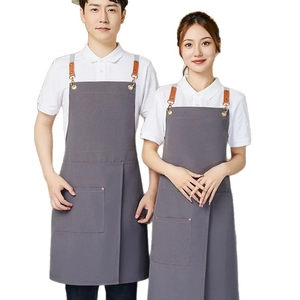 Grembiule da Chef in Tela Personalizzabile con Logo, Durevole, Riutilizzabile, Lavabile, con Cinturino Regolabile per il Collo e Spacco sul Retro, Ideale per Cucina e Barman - Product Image 6