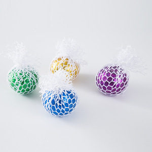 6CM/7CM Tpr Cute Water Beads Stress Relief <b>Squeeze</b> Grape <b>Balls</b> Relieve Pressure Mesh Squishy <b>Balls</b> - Product Image 5