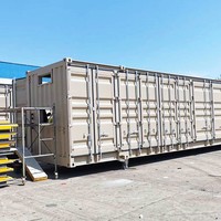 Maisons mobiles conteneurs personnalisées les plus vendues, structures en acier, maisons intégrées en boîte pour supermarchés et hôtels, design moderne