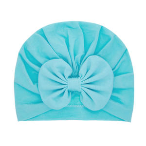 2024 nuovo bambino <span class=keywords><strong>neonato</strong></span> carino fiocco cappello in tinta unita bambino bambino ragazzo ragazza morbido cotone autunno cappelli di moda Hot design cappellini - Product Image 6