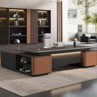 Nouveau mobilier commercial : Bureau de direction moderne, bureau en forme de L, bureau modulaire, bureau de direction de luxe