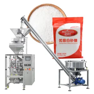 Mesin bagging garam gula beras otomatis vertikal mesin pengisi kantong sereal biji gandum beras 1kg 5kg mesin kemasan gula