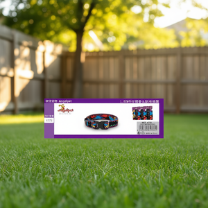 Collare per Animali Domestici in Denim Ricamato da 1,5 cm, Eleganti Collari per Animali - Product Image 2