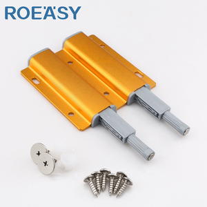 Çift kapılı dolaplar için ROEASY alüminyum alaşımlı itme açık mandal güçlü manyetik sapsız mekanizma - Product Image 2