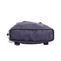 Sac fourre-tout convertible 2-en-1 noir décontracté en sac à dos, sac à dos fourre-tout à double usage pour les trajets quotidiens