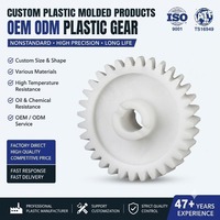 Engranaje Cónico de Precisión de Plástico Nylon POM Delrin Mecanizado por CNC Personalizado |   Certificado ISO9001