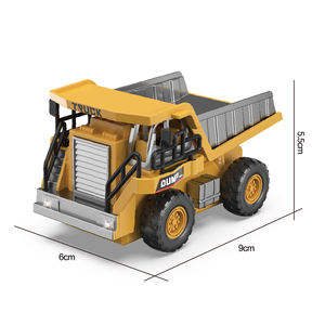 <span class=keywords><strong>Camion</strong></span> <span class=keywords><strong>benne</strong></span> RC MILI à l'échelle <span class=keywords><strong>1</strong></span>:64, 9 canaux, télécommandé, prêt à l'emploi, mini-jouet électrique avec <span class=keywords><strong>benne</strong></span> métallique, portée de 20 m, chargeur et éclairage - Product Image 3