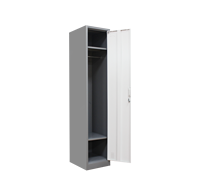 Armoire de rangement pour vêtements, 1 porte, métal, acier, meubles bon marché, casier à vêtements pour étudiants à vendre
