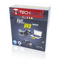Harga Pabrik TechSide Versi Baru 2024 Konverter Analog-ke-Digital VHS USB 2.0 Video Grabber Kontak Emas Cina