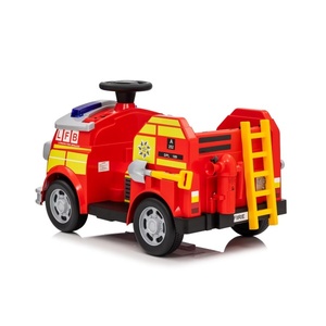 Camion de pompiers électrique pour enfants, une place, <span class=keywords><strong>batterie</strong></span> 12V, jouet pour enfants de 2 à 5 ans - Product Image 3