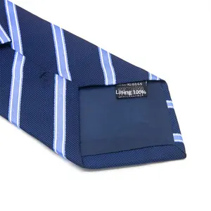 ربطات عنق رسمية بسحاب للأعمال للرجال باللون الأحمر والأزرق والأسود والكوري للعريس وربطة عنق كسول مصنوعة من البوليستر بالجملة - Product Image 5