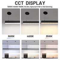 Intérieur Moderne Projecteur Surface Lustre Réflecteur Coupe Piste Plafonnier Pendentif Linéaire Luminaire Led Plafonnier