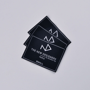 Labels Maker Custom Private Logo Neck Woven Clothes Tag sneck label Labels For Apparel Clothing