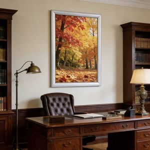 Cadre à clipser de 25 mm de profil, panneau arrière en PE de haute qualité, cadre en aluminium anti-déformation pour affichage publicitaire de marque dans les hôtels et centres commerciaux - Product Image 2