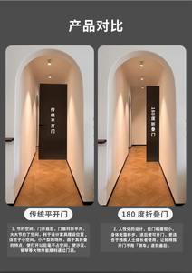 Folding Door <b>Hardware</b> Accessories Lower Track 180 Degree Durable 304 Stainless Steel Living Room Kitchen Hotel Bathroom Dining - Product Image 3