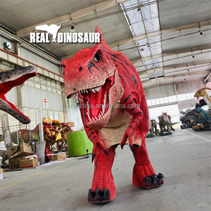 Disfraz de Tiranosaurio <span class=keywords><strong>Rex</strong></span> Animatrónico Realista de Tamaño Natural, Traje de Dinosaurio para Eventos de Halloween - Product Image 1