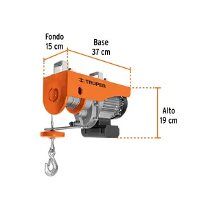 Paranco elettrico a catena da 400 kg - Product Image 2