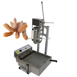 High quality 7l automatic churro churros filler maker filling machine with fryer