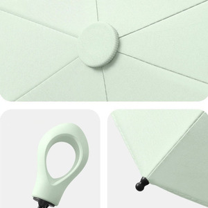 Ombrello UV Mini Creativo a 5 Pieghe con Design Anti-Frattura 6K, Manico ad Anello Elegante, Viola, Regalo Aziendale, Protezione da Sole e Pioggia - Product Image 5