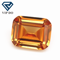 3*5mm-10*14mm champagne/champagne foncé octogone pierre précieuse en zircone cubique coupée à la machine pierres précieuses en forme d'octogone CZ