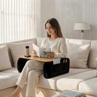 Tablette pour ordinateur portable avec repose-bras ergonomique, 17 pouces, pour lit et canapé |   Accoudoirs ergonomiques en mousse EPP robustes pour la lecture, l'écriture et les jeux