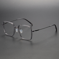 Lunettes de vue tendance 8655 en titane de haute qualité, monture optique pour hommes