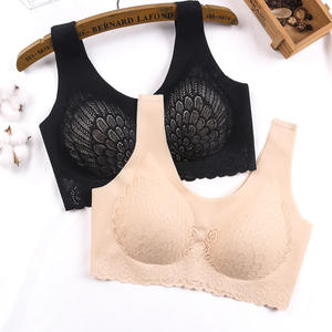 Live Group Buying Latex 4,0 Lace Sexy Back Ropa interior Mujer Rimless Push-Up Traceless Sports Bra Mujer - Product Image 2