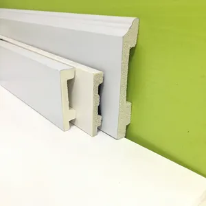 Eenvoudig Te Installeren Polystyreen Anti-Mot Waterdichte Wandbekleding Plint Vloeraccessoires Ps Plint Board Voor Interieurdecoratie