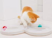 Balle durable pour chat avec roue tournante, jouets pour chatons, tunnel et baguette de chat pour chats British Shorthair et Ragdoll, également adaptée aux chiens