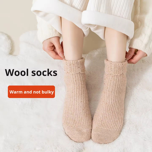 Custom Logo Wool <b>Socks</b> Wholesale Women Wool <b>Socks</b> Merino Wool Cable Knit <b>Sock</b> Women Wool Crew <b>Socks</b> - Product Image 1