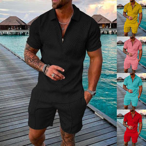 Pantalones cortos casuales <span class=keywords><strong>de</strong></span> verano para <span class=keywords><strong>hombre</strong></span> con impresión digital 3D para <span class=keywords><strong>Amazon</strong></span> Independent Station nueva <span class=keywords><strong>moda</strong></span> cremallera manga corta - Product Image 3