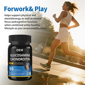Capsules OEM <span class=keywords><strong>de</strong></span> <span class=keywords><strong>Glucosamine</strong></span>, Chondroïtine <span class=keywords><strong>Sulfate</strong></span> et MSM, 90 unités, certifiées Halal, pour la santé des articulations et le soutien <span class=keywords><strong>de</strong></span> la densité osseuse - Product Image 4