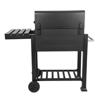 Barbecue de voyage G52 en fer, accessoires de grillade, machine à charbon de bois pliable d'extérieur, haute qualité