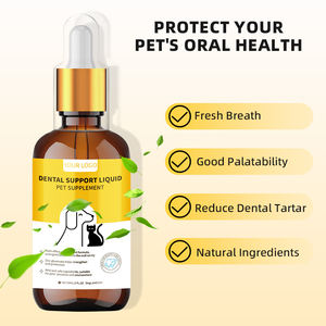 Gotas líquidas de Salud Dental Para Perros y Gatos Solución de salud bucal y <span class=keywords><strong>mal</strong></span> <span class=keywords><strong>aliento</strong></span> con fórmula segura de absorción rápida - Product Image 3