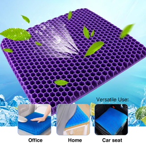 เบาะรองนั่งเจลรังผึ้งระบายอากาศสำหรับฤดูร้อน ขายส่ง เหมาะสำหรับการนั่งนาน เบาะรองนั่งแบบไร้แรงโน้มถ่วง บรรจุ TPE ใช้ในสำนักงาน - Product Image 4