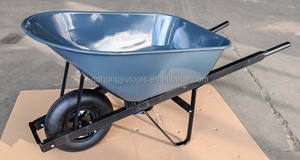 Brouette <span class=keywords><strong>Jackson</strong></span> Steel Contractor 6FT avec 4.00-8 pneus sans crevaison utilisation de jardin capacité d'eau 100L matériau métallique - Product Image 4