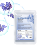 CHUSN Blue Lavender Jelly Mask Powder untuk Menenangkan & Mencerahkan Kulit, Terapi Warna yang Menenangkan SPA, Pasokan OEM ODM Grosir Salon