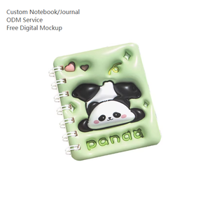 Cartoon A7 Espiral Notebook Bonito Alto Valor de Cor Estéreo Expansão Vento Estudante Exercício Livro Tamanho Pequeno Papel Espessado Perfeito - Product Image 1