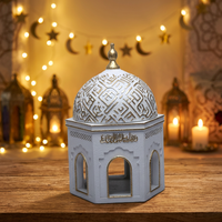 Idée cadeau Ramadan : Statue en résine de la Kaaba, décoration de table islamique, ornement d'inspiration moyen-orientale pour la maison musulmane