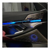 Couvre-haut-parleurs lumineux à LED 6PCS/10PCS pour BMW Nouvelle Série 5 G68 Accessoires intérieurs de voiture