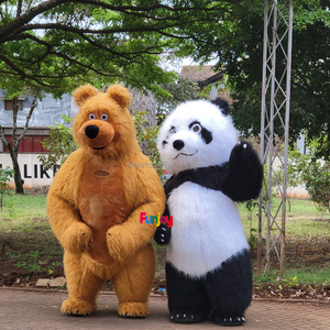 2/2.6/3m gonfiabile mascotte Costume da adulto di dimensioni per adulti peluche <span class=keywords><strong>orso</strong></span> mascotte con disegno peloso per eventi Anime - Product Image 5