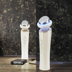 Nuevo Masajeador Facial Eléctrico de Plástico Portátil Gua Sha con Vibración de Luz Roja Fría/Caliente para Reducir Poros y Reafirmar la Piel del Rostro/Cuello - Product Image 1