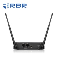 Système de Microphone Sans Fil Professionnel BM680 UHF Karaoké avec Micro à Main, Fonction Auto-Mute pour Performance Karaoké Professionnelle avec XLR