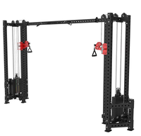 NO.40 Équipement de musculation professionnel de haute performance, rack de musculation multifonctionnel réglable avec système de croisement de câbles, personnalisable pour la musculation