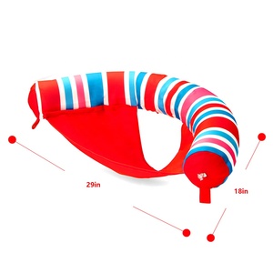 Sedia ad acqua per amaca in tessuto Lounge galleggiante in PVC gonfiabile per il riposo del nuoto - Product Image 2