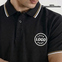 Polo de restaurant personnalisé pour homme, polos brodés à bas prix, polos haut de gamme pour homme, uniforme d'équipe, vêtements de travail pour homme