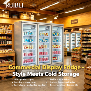 Cooling Refrigerator Cola Drink Cold Storge Glass Display <b>Fridge</b> Frost Free Neveras Refrigerator for Shop BLG1880-3M Beverage Co - Product Image 5