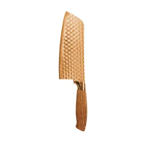 批发中国菜刀钛金刀7英寸菜刀多种用途